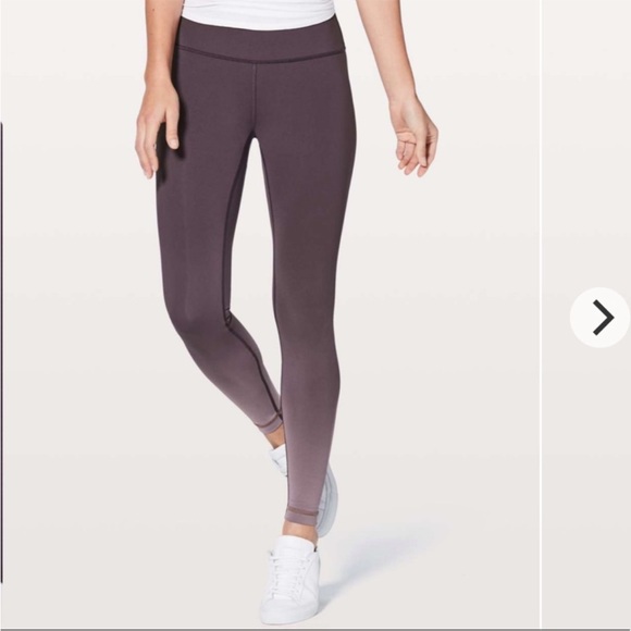 Like-New Lululemon high waisted ombré leggings - Picture 4 of 8